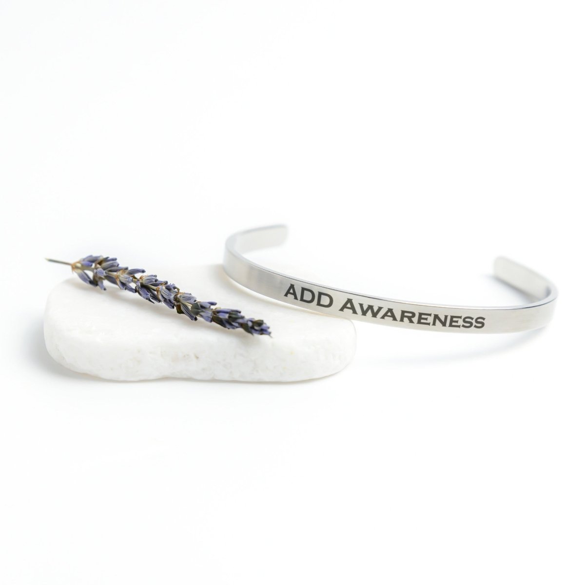 Personalized ADD Awareness Cuff Bracelet - BluSparkle