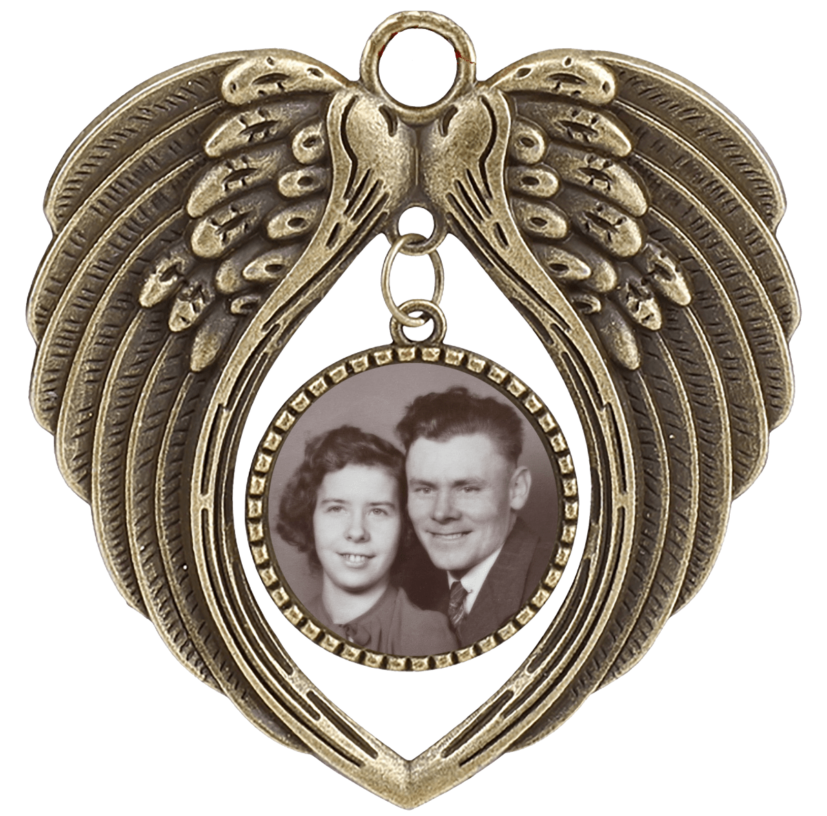 Personalized Angel Wings Rearview Window Ornament - BluSparkle