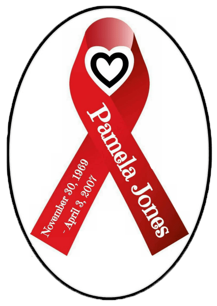 Personalized Awareness Ribbon 4"x6" Clear Sticker - BluSparkle