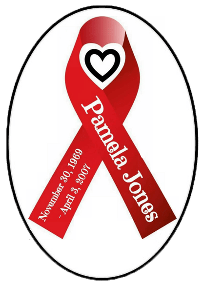 Personalized Awareness Ribbon 4"x6" Magnet - BluSparkle