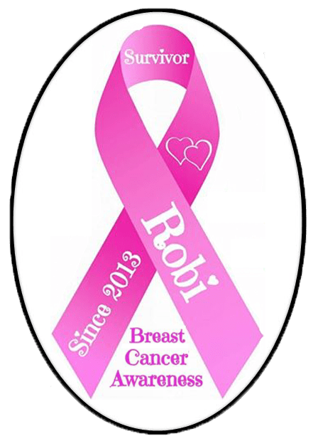 Personalized Awareness Ribbon 4"x6" Magnet - BluSparkle