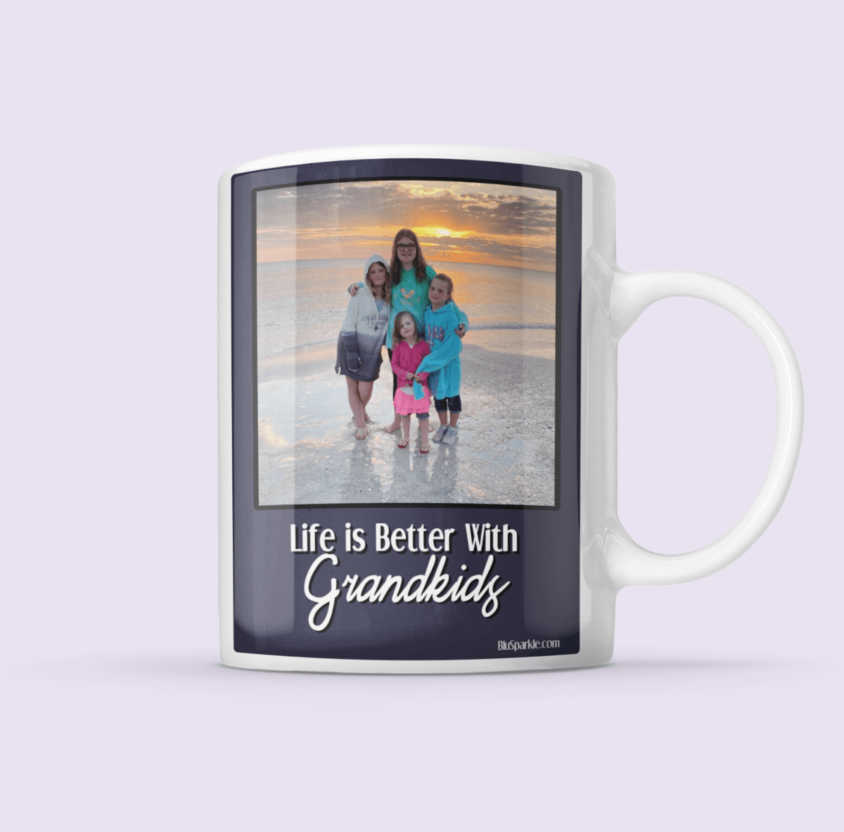 Personalized "Life Is Better With Grandkids" Mug - BluSparkle