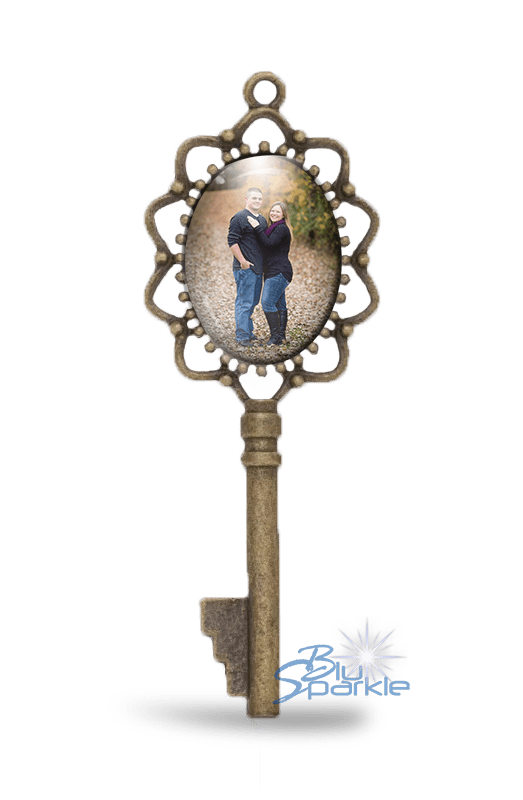 Personalized Photo Key Pendants - BluSparkle