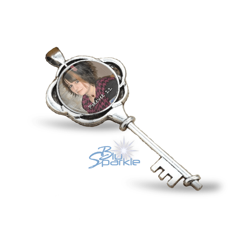 Personalized Photo Key Pendants - BluSparkle