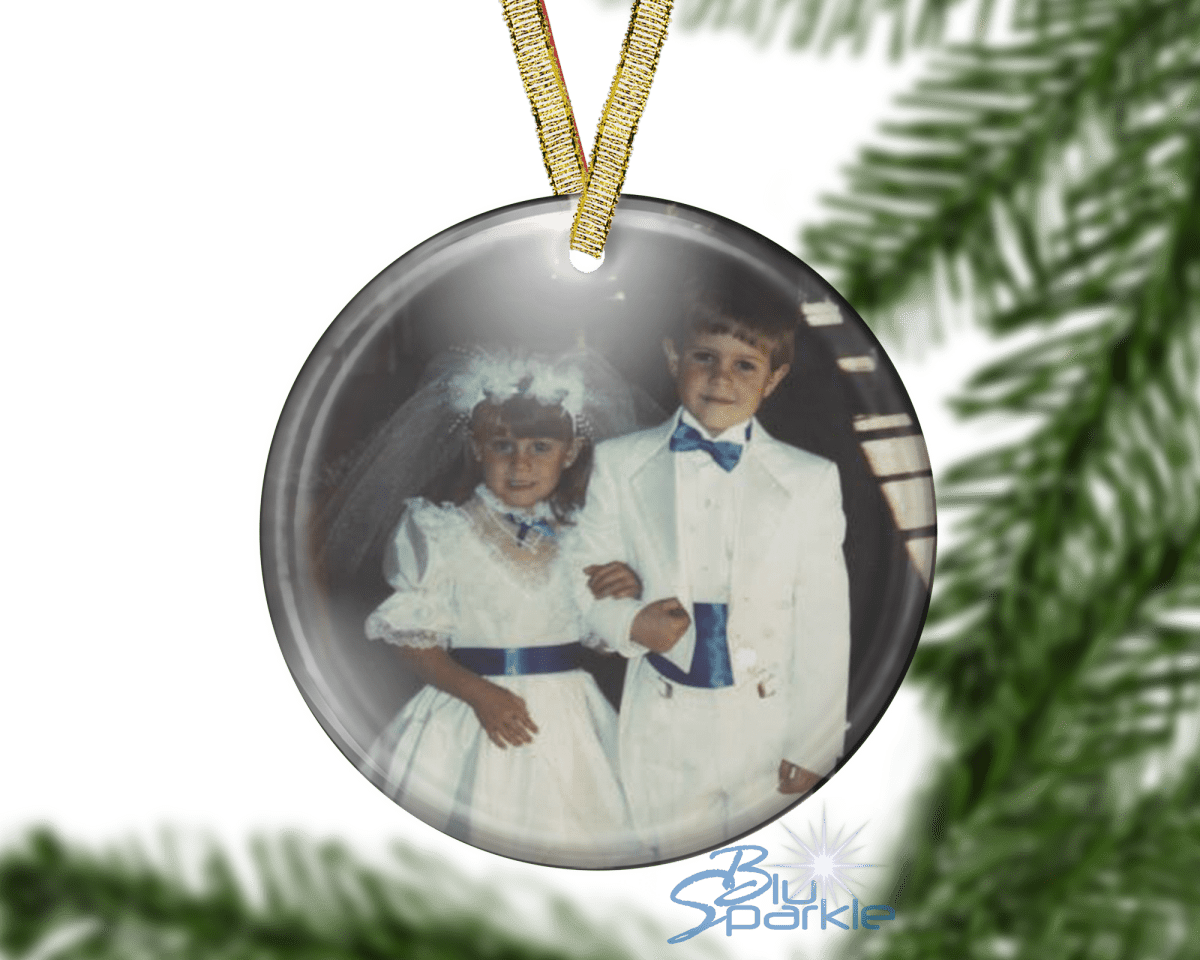 Personalized Photo Ornaments - BluSparkle