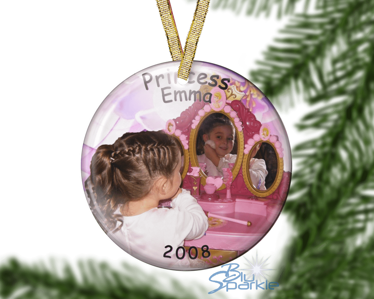 Personalized Photo Ornaments - BluSparkle