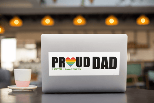 Proud Dad Awareness Bumper Sticker - BluSparkle