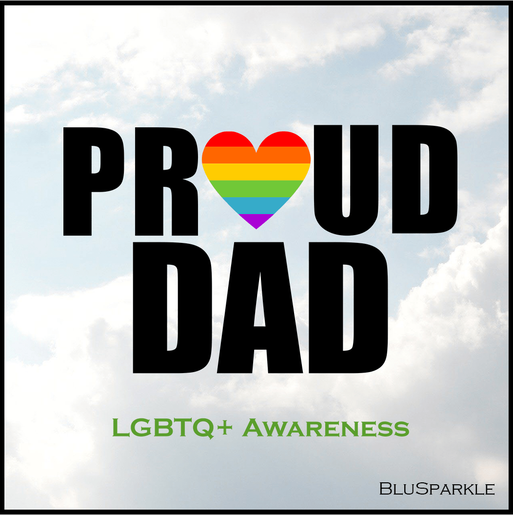 Proud Dad Awareness Sticker - BluSparkle