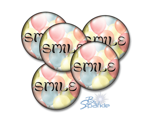 Smile - Pinback Buttons - BluSparkle