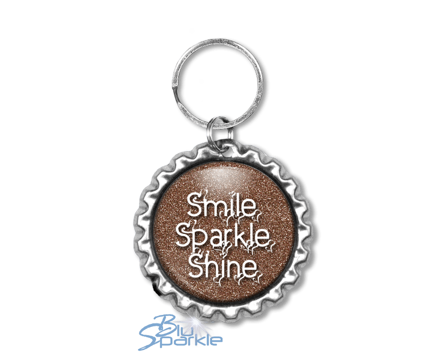 Smile Sparkle Shine - Key Chains - BluSparkle