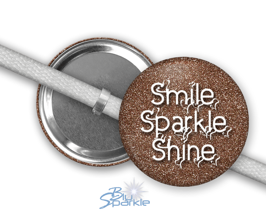 Smile Sparkle Shine - Shoelace Charms - BluSparkle