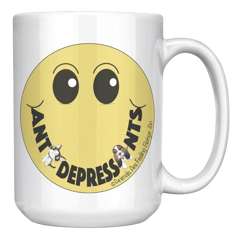 Smiley Face 15oz Accent Mug - BluSparkle