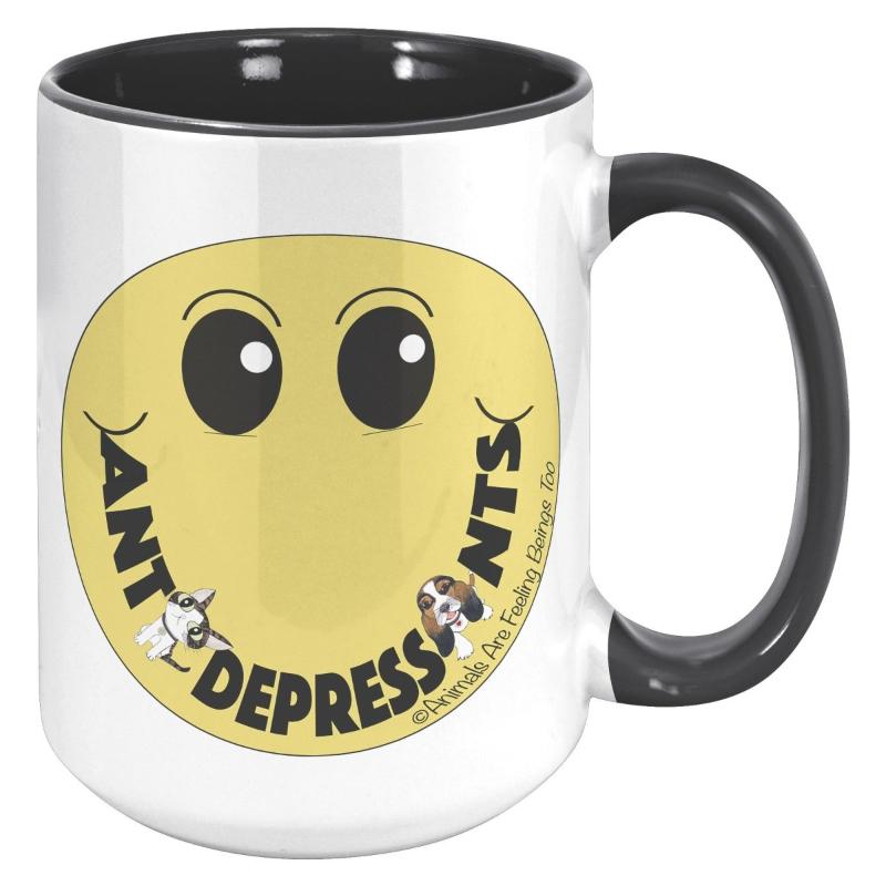 Smiley Face 15oz Accent Mug - BluSparkle