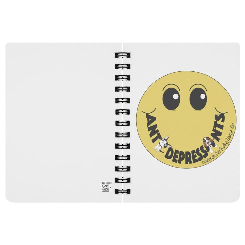 Smiley Face Spiral Notebook - BluSparkle