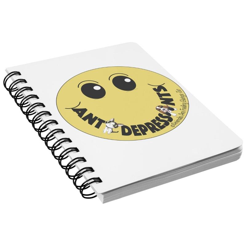 Smiley Face Spiral Notebook - BluSparkle