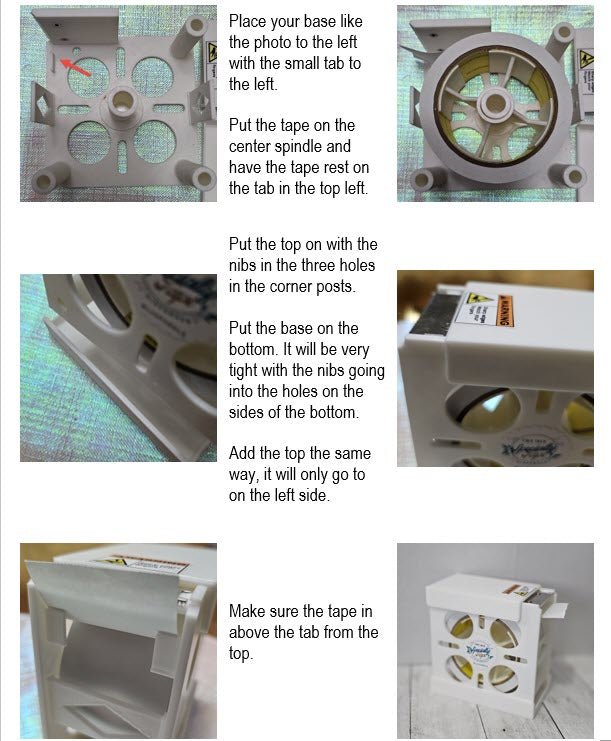 Specialty Tape Dispenser (Two Inch Width) - BluSparkle