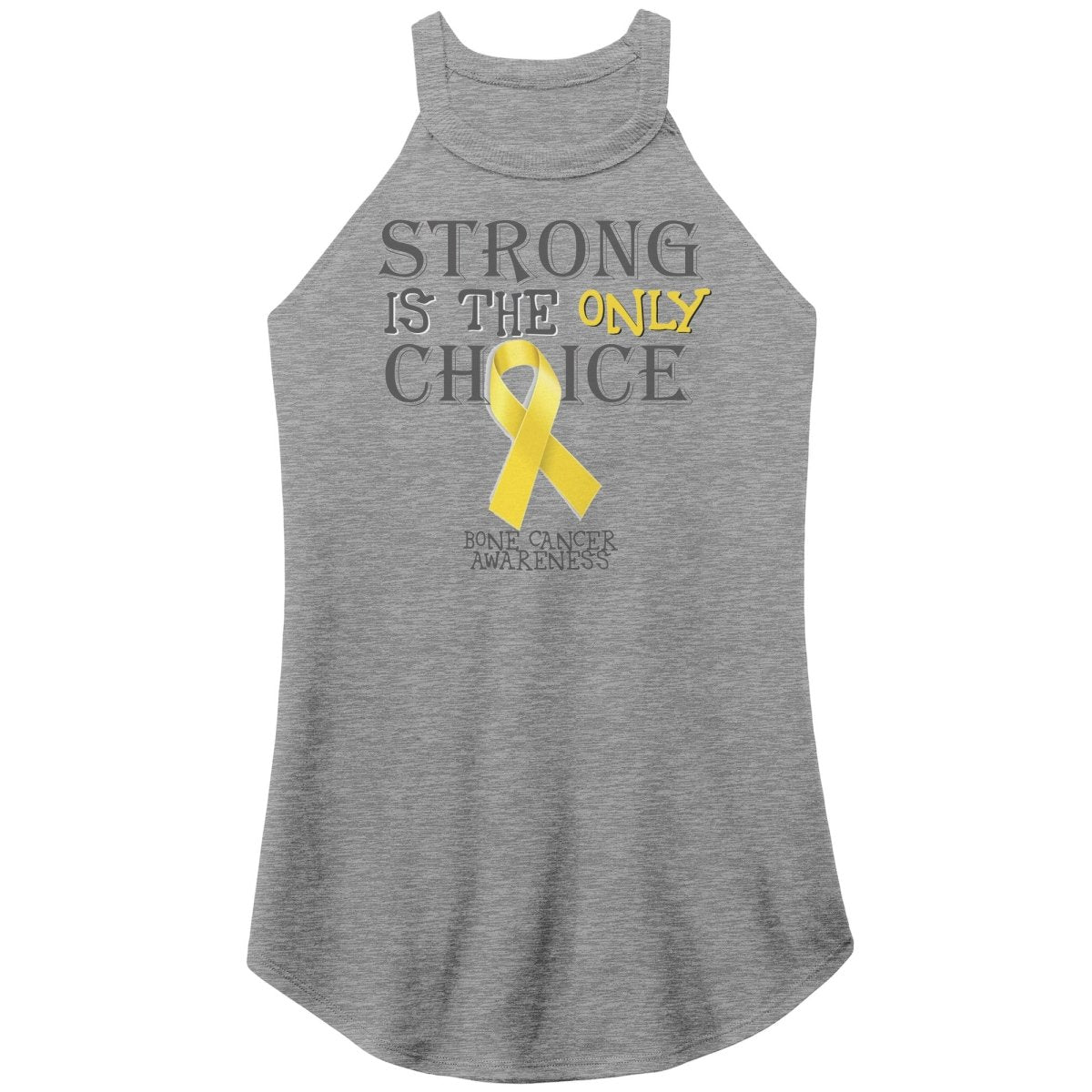 Strong is the Only Choice - Bone Cancer Awareness T-Shirt, Hoodie, Tank - BluSparkle