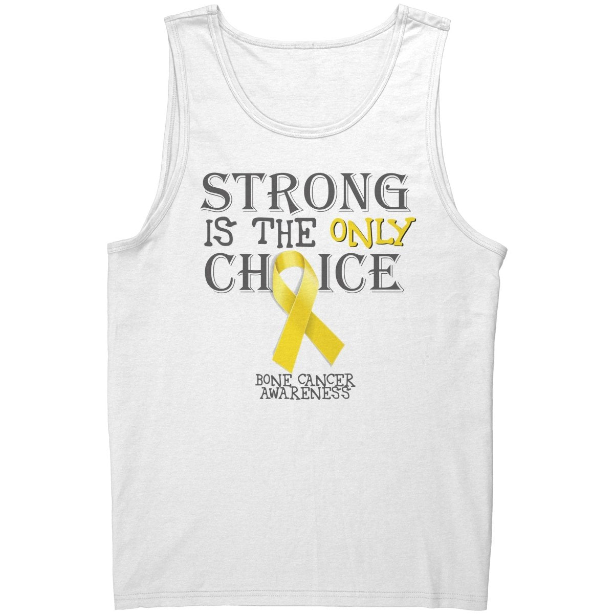 Strong is the Only Choice - Bone Cancer Awareness T-Shirt, Hoodie, Tank |x| - BluSparkle