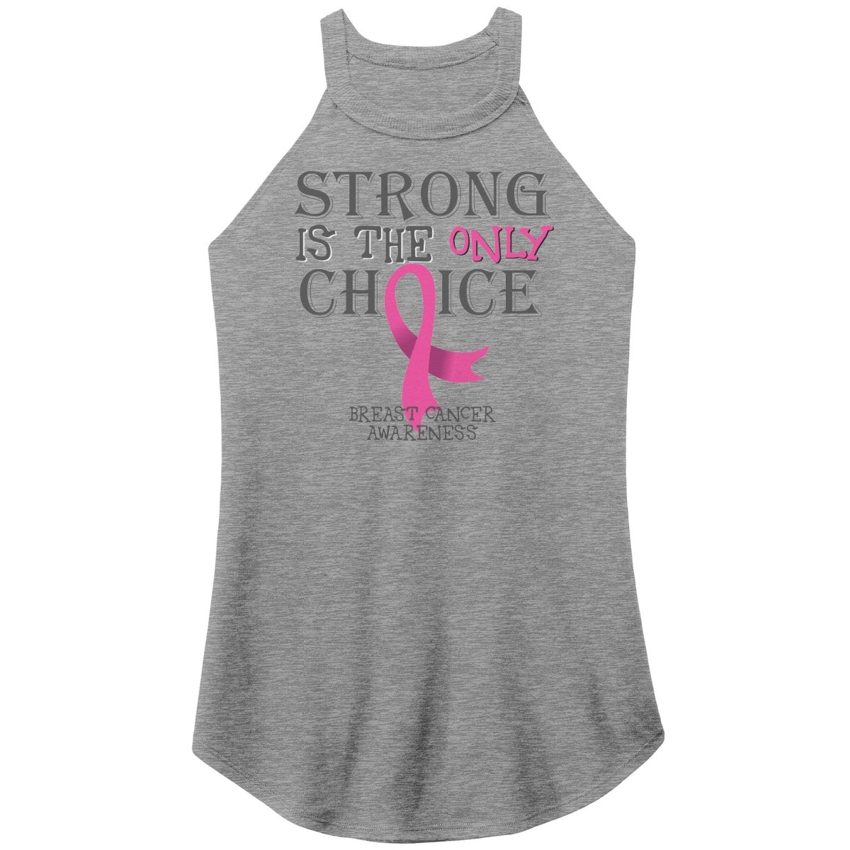 Strong is the Only Choice - Breast Cancer Awareness T-Shirt, Hoodie, Tank |x| - BluSparkle