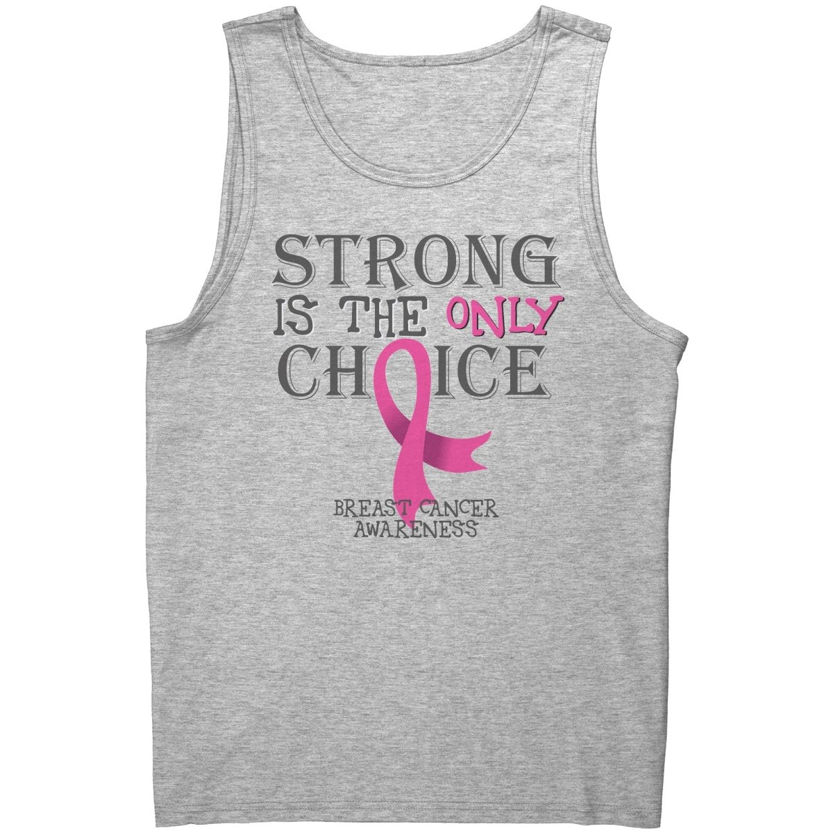 Strong is the Only Choice - Breast Cancer Awareness T-Shirt, Hoodie, Tank |x| - BluSparkle