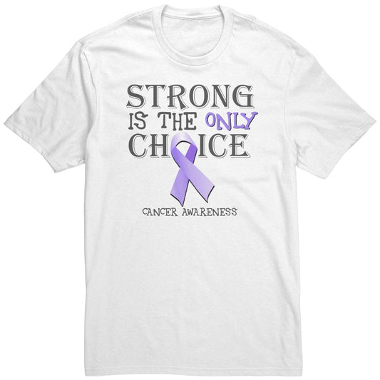 Strong is the Only Choice - Cancer Awareness T-Shirt, Hoodie, Tank - BluSparkle