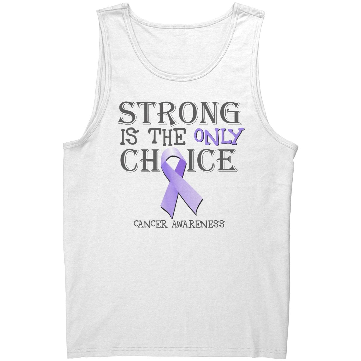 Strong is the Only Choice - Cancer Awareness T-Shirt, Hoodie, Tank - BluSparkle