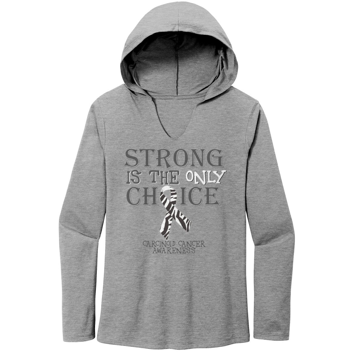 Strong is the Only Choice - Carcinoid Cancer Awareness T-Shirt, Hoodie, Tank - BluSparkle