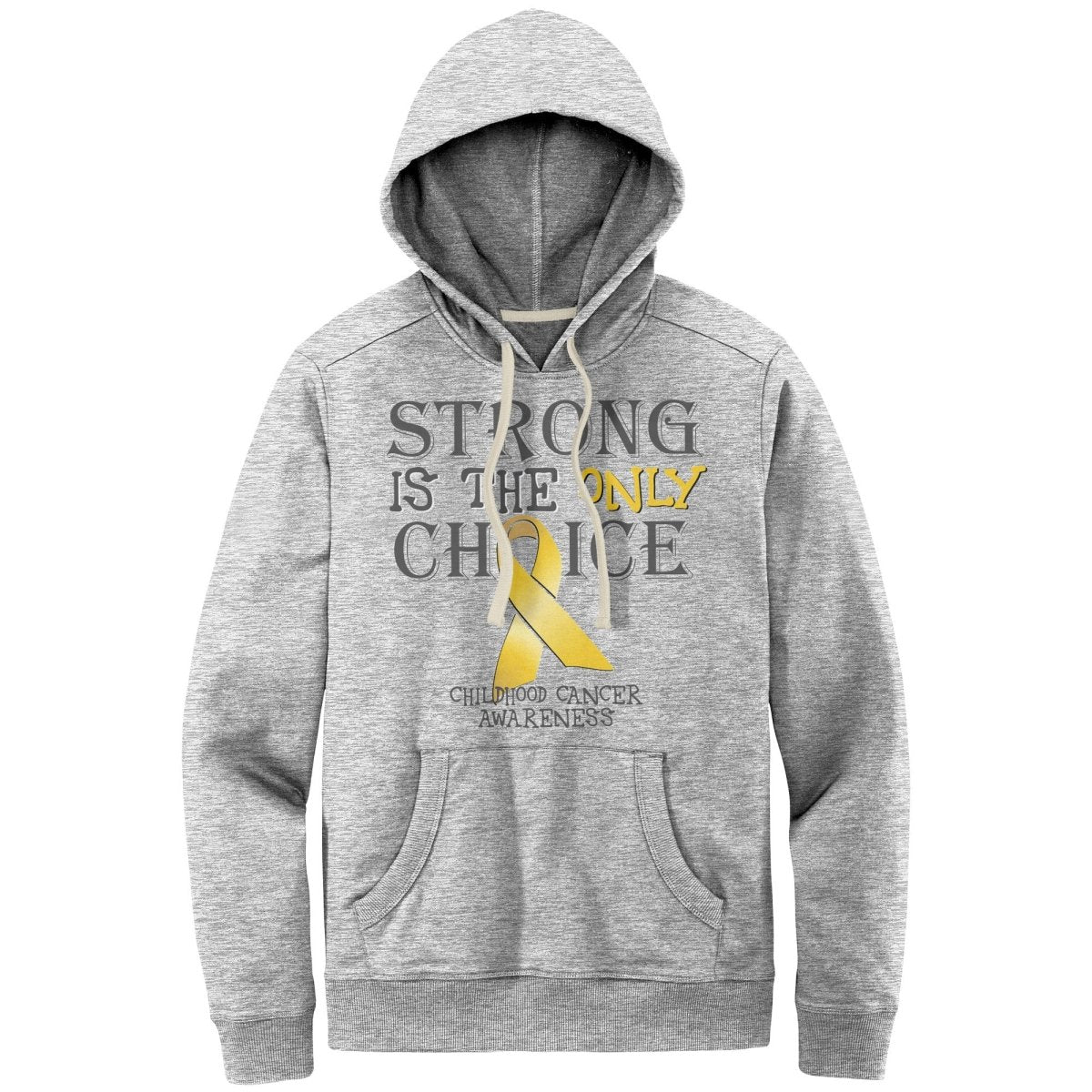 Strong is the Only Choice - Childhood Cancer Awareness T-Shirt, Hoodie, Tank - BluSparkle