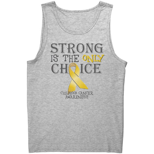 Strong is the Only Choice - Childhood Cancer Awareness T-Shirt, Hoodie, Tank |x| - BluSparkle