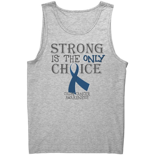 Strong is the Only Choice - Colon Cancer Awareness T-Shirt, Hoodie, Tank - BluSparkle