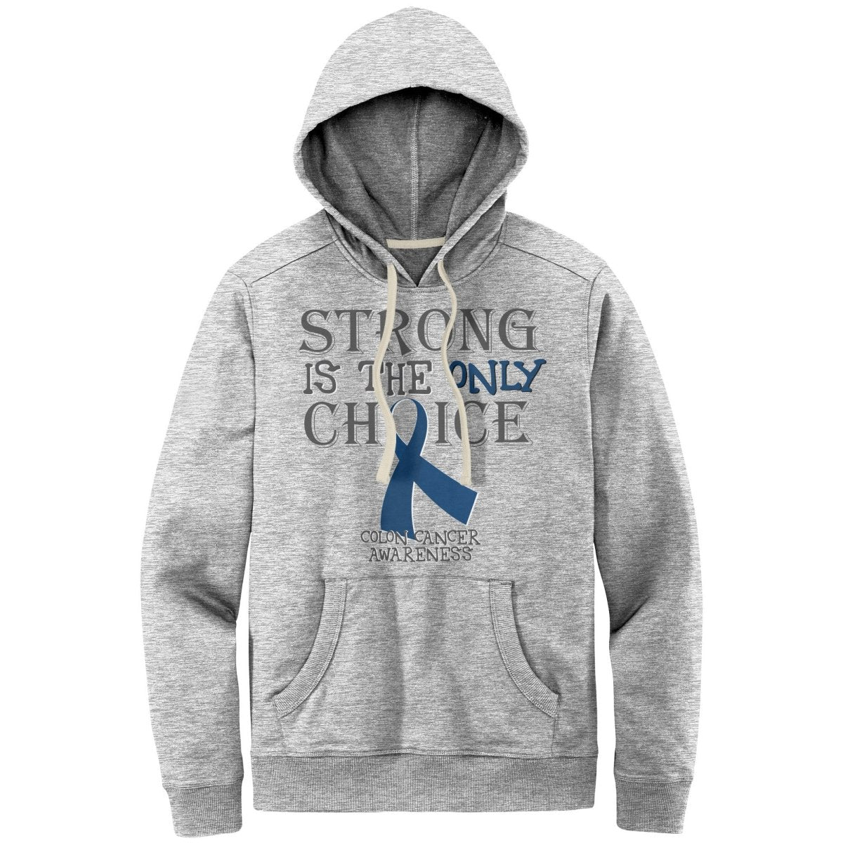 Strong is the Only Choice - Colon Cancer Awareness T-Shirt, Hoodie, Tank - BluSparkle