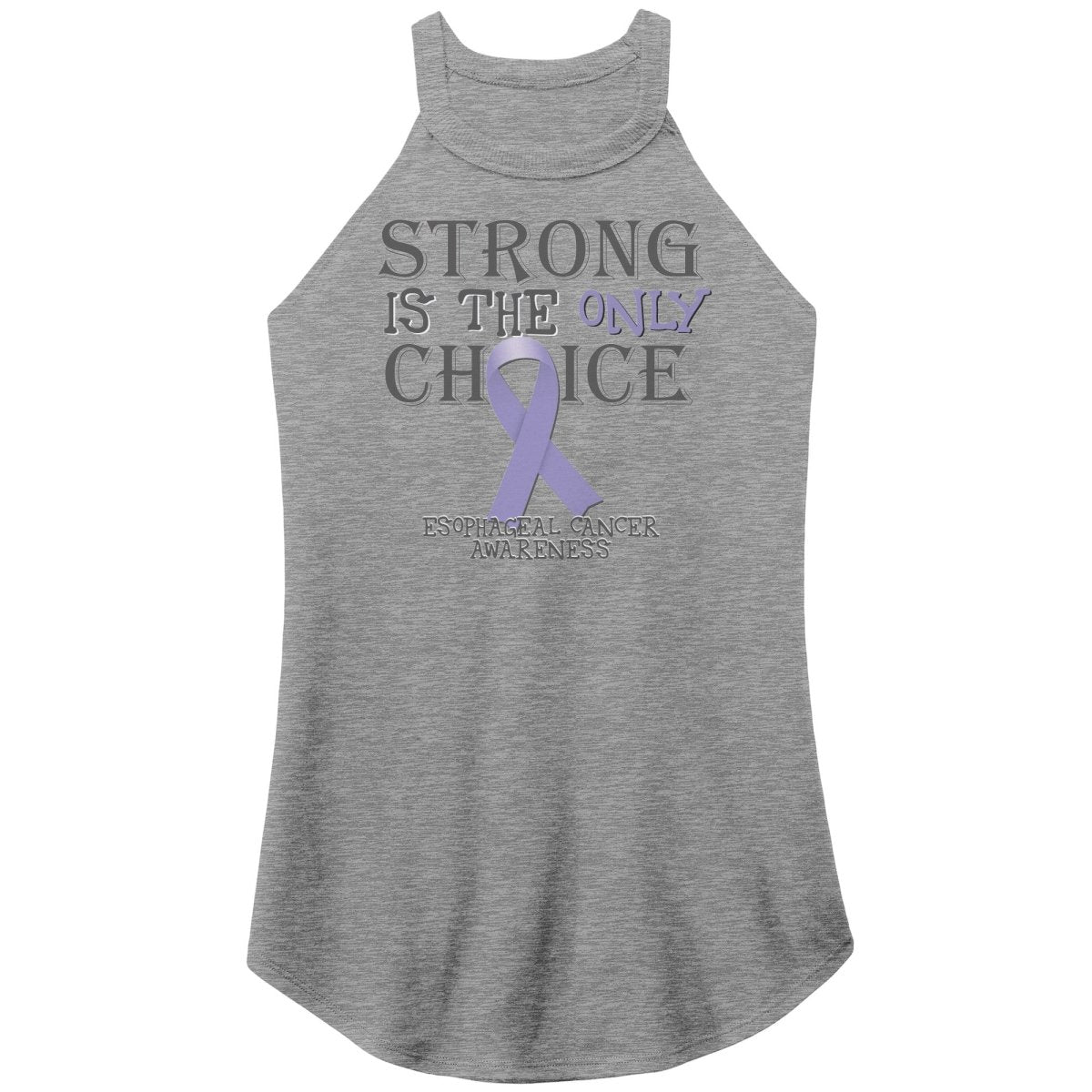 Strong is the Only Choice - Esophageal Cancer Awareness T-Shirt, Hoodie, Tank - BluSparkle