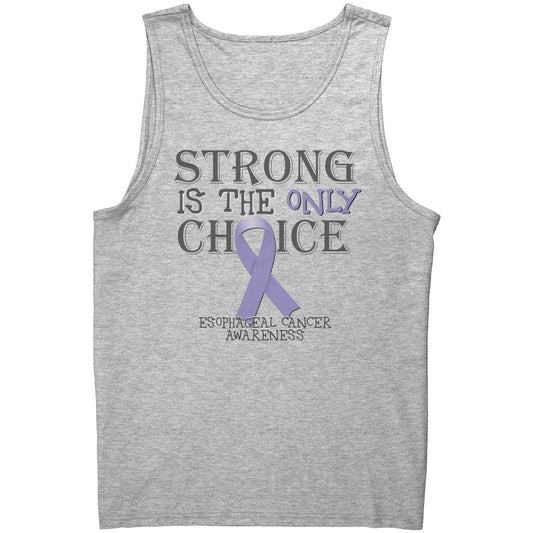 Strong is the Only Choice - Esophageal Cancer Awareness T-Shirt, Hoodie, Tank - BluSparkle