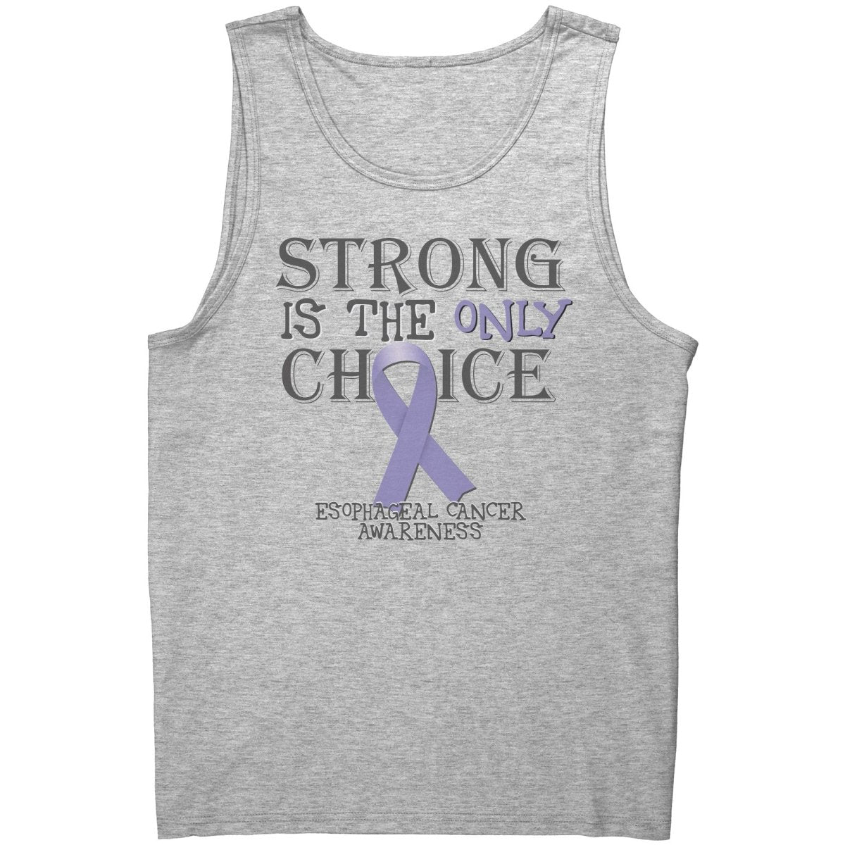 Strong is the Only Choice - Esophageal Cancer Awareness T-Shirt, Hoodie, Tank |x| - BluSparkle