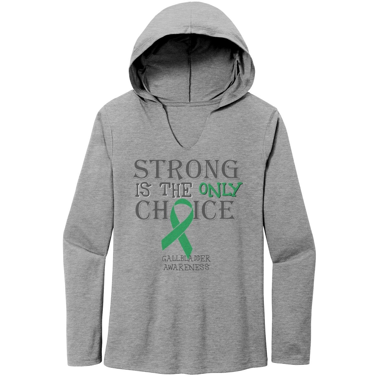 Strong is the Only Choice - Gallbladder Cancer Awareness T-Shirt, Hoodie, Tank - BluSparkle