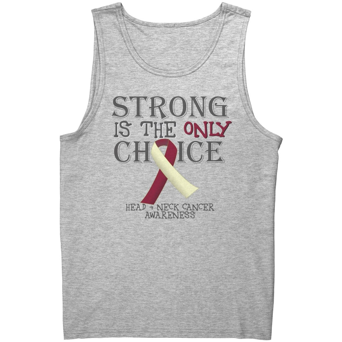 Strong is the Only Choice - Head and Neck Cancer Awareness T-Shirt, Hoodie, Tank |x| - BluSparkle