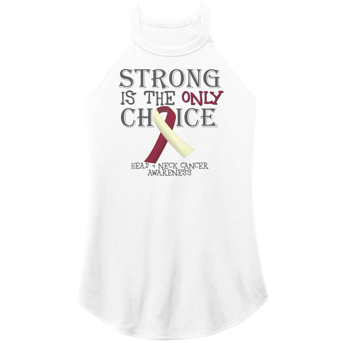 Strong is the Only Choice - Head and Neck Cancer Awareness T-Shirt, Hoodie, Tank |x| - BluSparkle