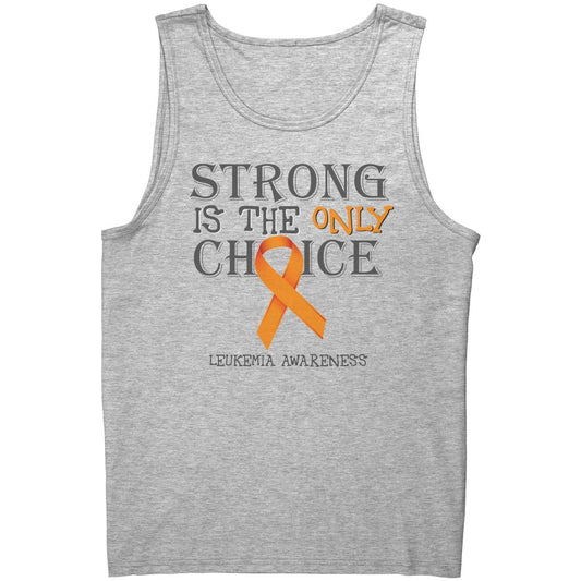 Strong is the Only Choice - Leukemia Awareness T-Shirt, Hoodie, Tank - BluSparkle