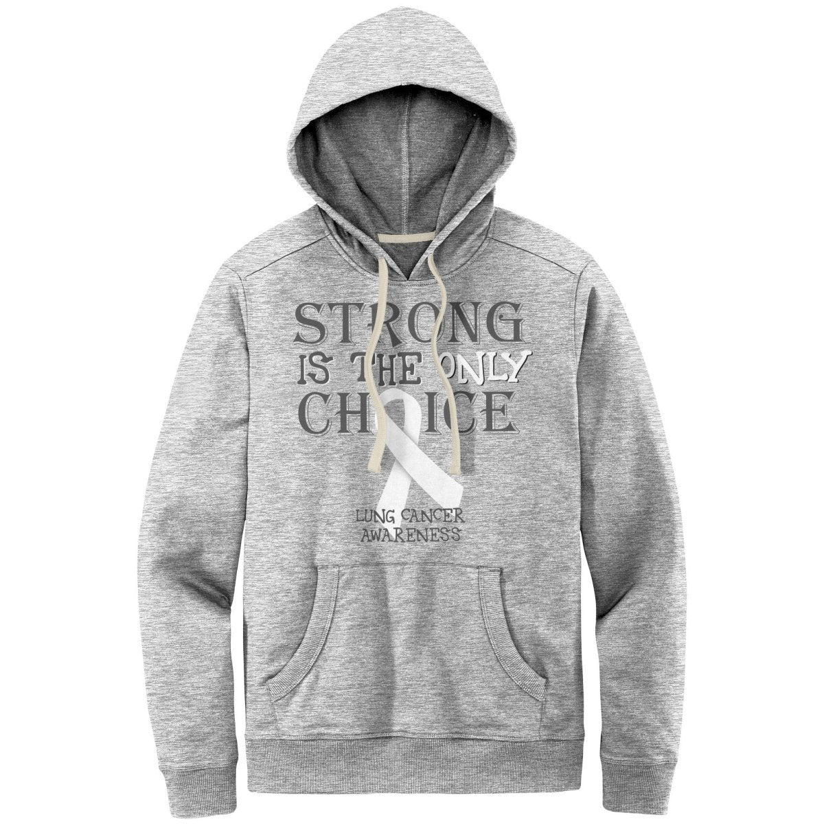 Strong is the Only Choice - Lung Cancer T-Shirt, Hoodie, Tank - BluSparkle