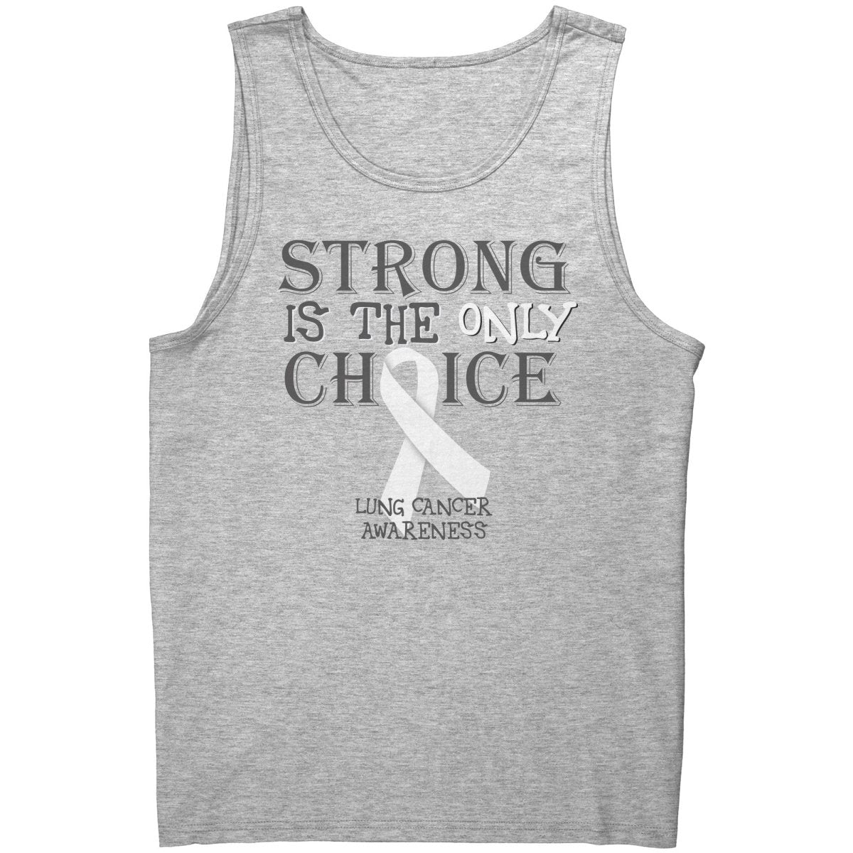 Strong is the Only Choice - Lung Cancer T-Shirt, Hoodie, Tank - BluSparkle