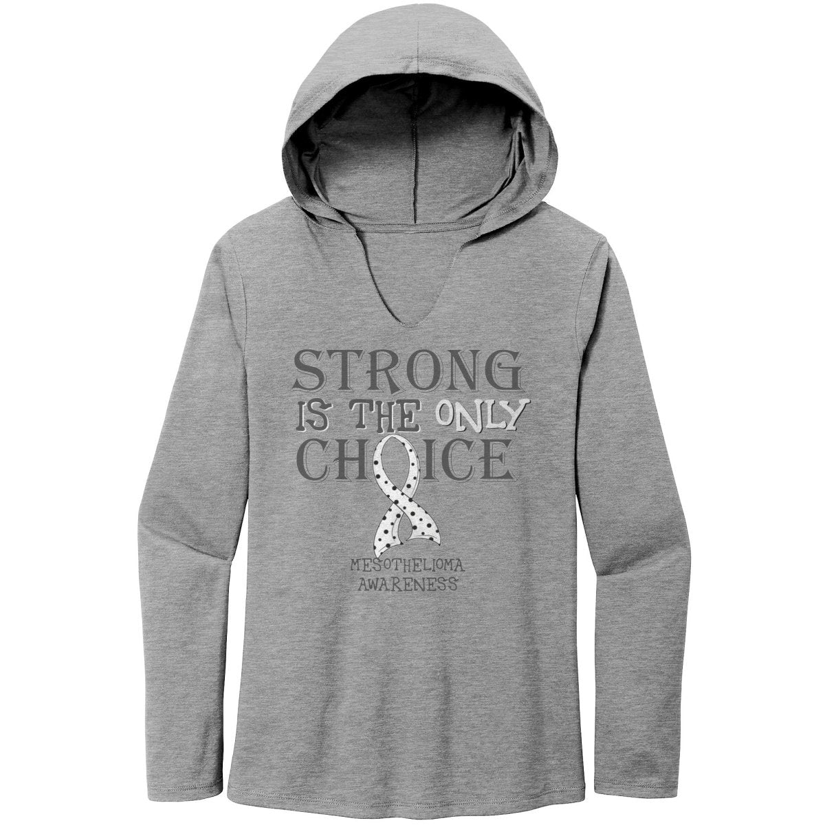 Strong is the Only Choice - Mesothelioma Awareness T-Shirt, Hoodie, Tank |x| - BluSparkle