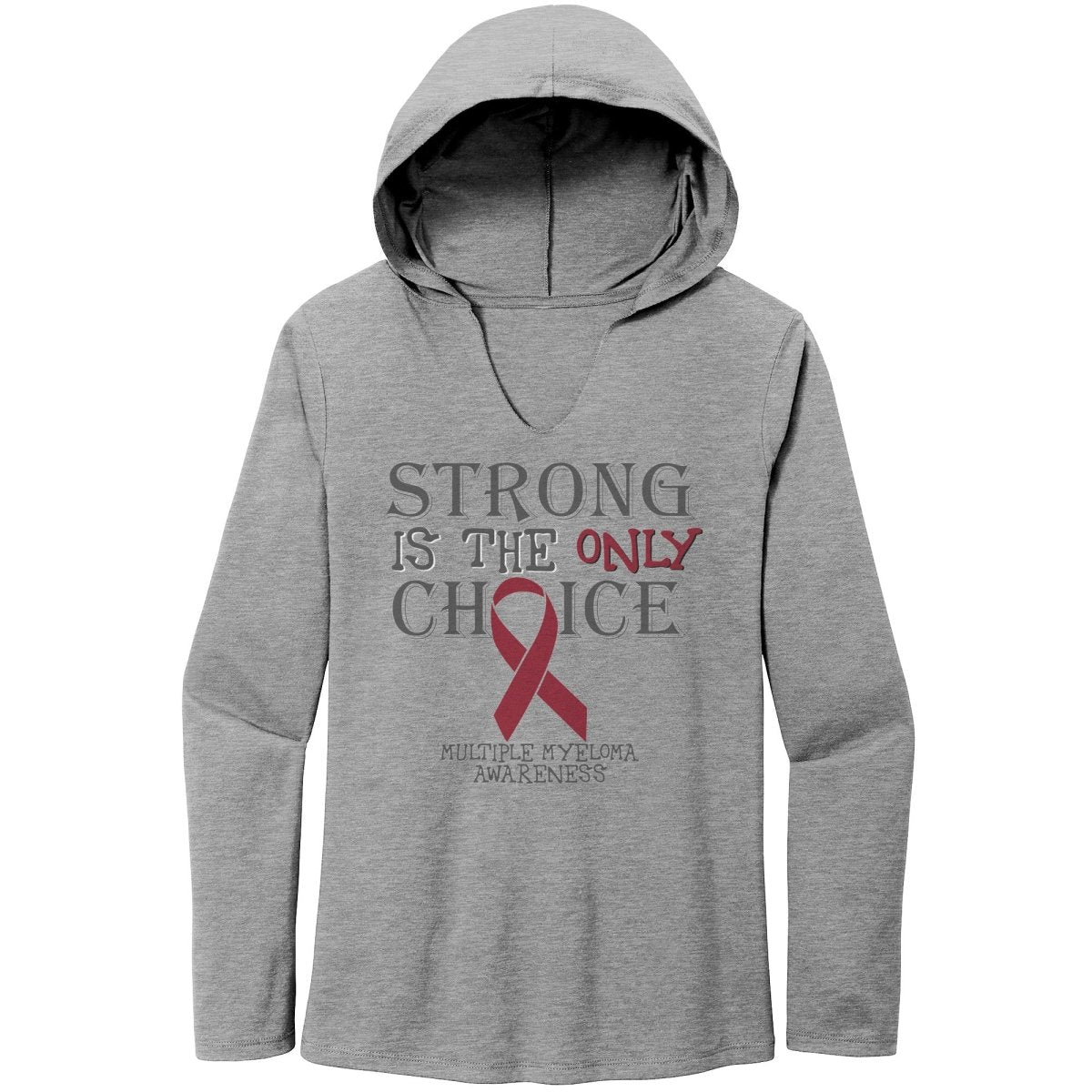 Strong is the Only Choice - Multiple Myeloma Awareness T-Shirt, Hoodie, Tank - BluSparkle