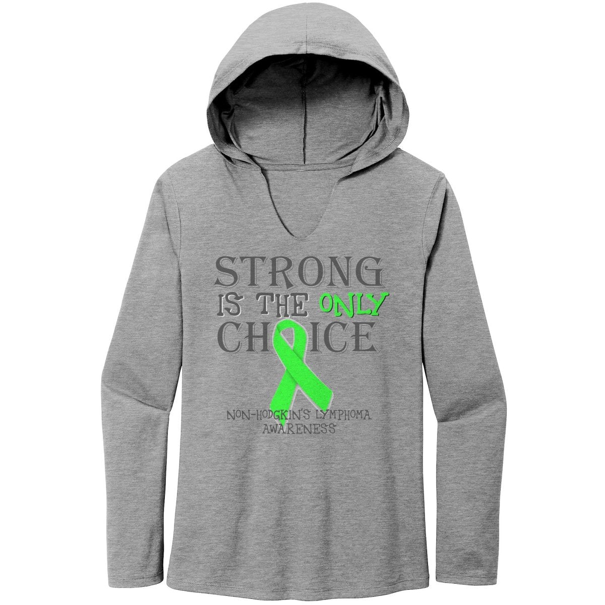 Strong is the Only Choice - Non - Hodgkin's Lymphoma Awareness T-Shirt, Hoodie, Tank - BluSparkle