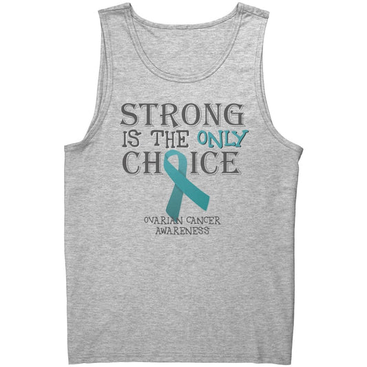 Strong is the Only Choice - Ovarian Cancer T-Shirt, Hoodie, Tank - BluSparkle