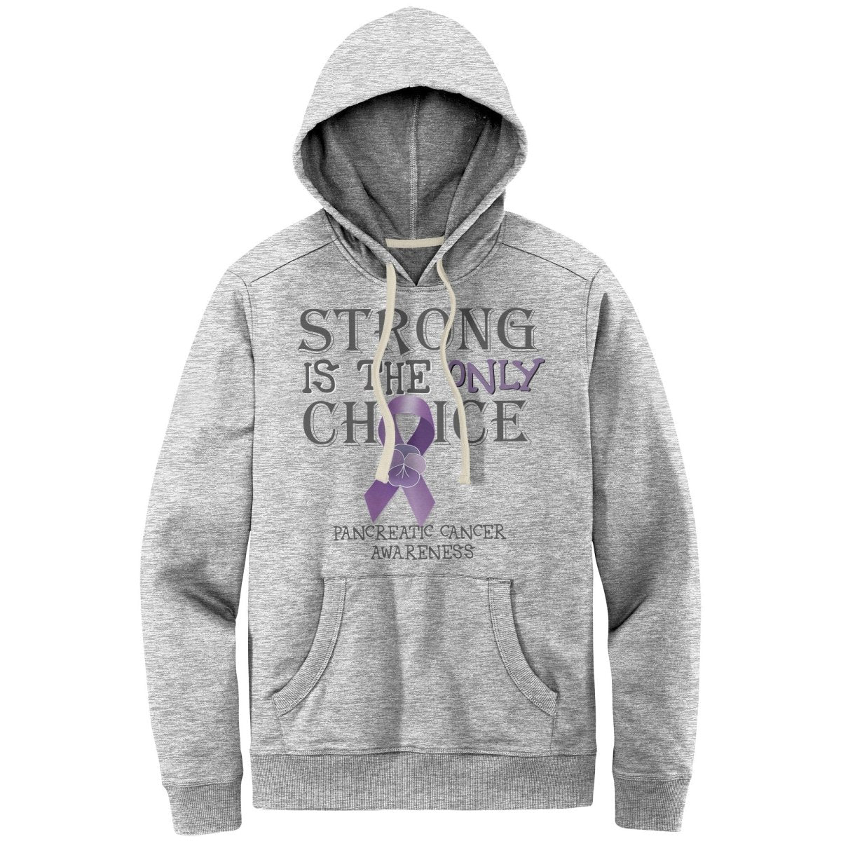 Strong is the Only Choice - Pancreatic Cancer Awareness T-Shirt, Hoodie, Tank - BluSparkle