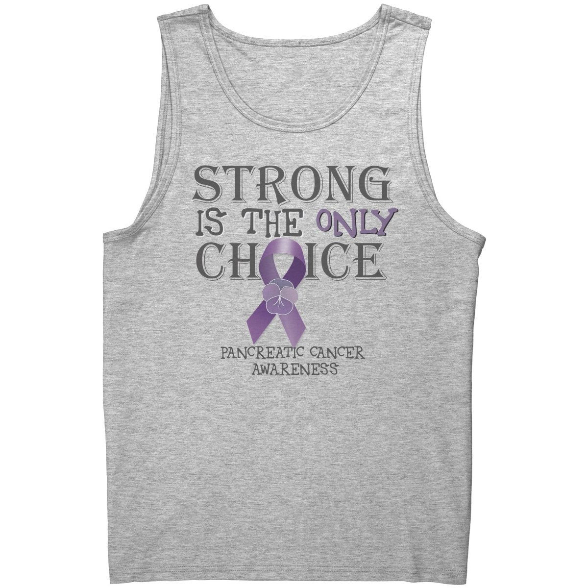 Strong is the Only Choice - Pancreatic Cancer Awareness T-Shirt, Hoodie, Tank |x| - BluSparkle