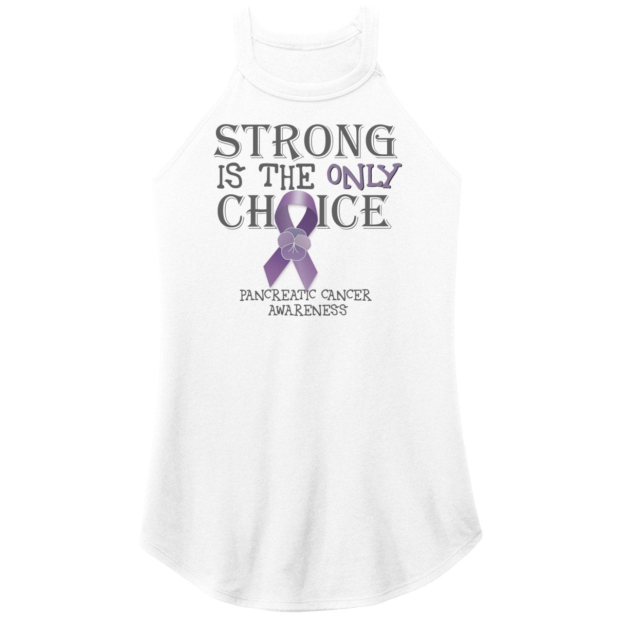 Strong is the Only Choice - Pancreatic Cancer Awareness T-Shirt, Hoodie, Tank |x| - BluSparkle