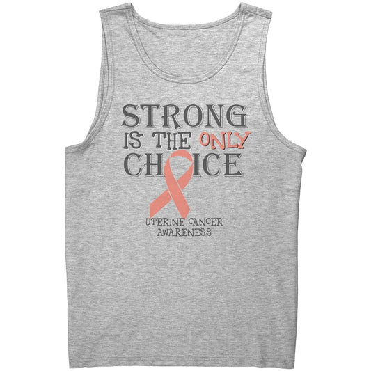 Strong is the Only Choice - Uterine Cancer Awareness T-Shirt, Hoodie, Tank |x| - BluSparkle