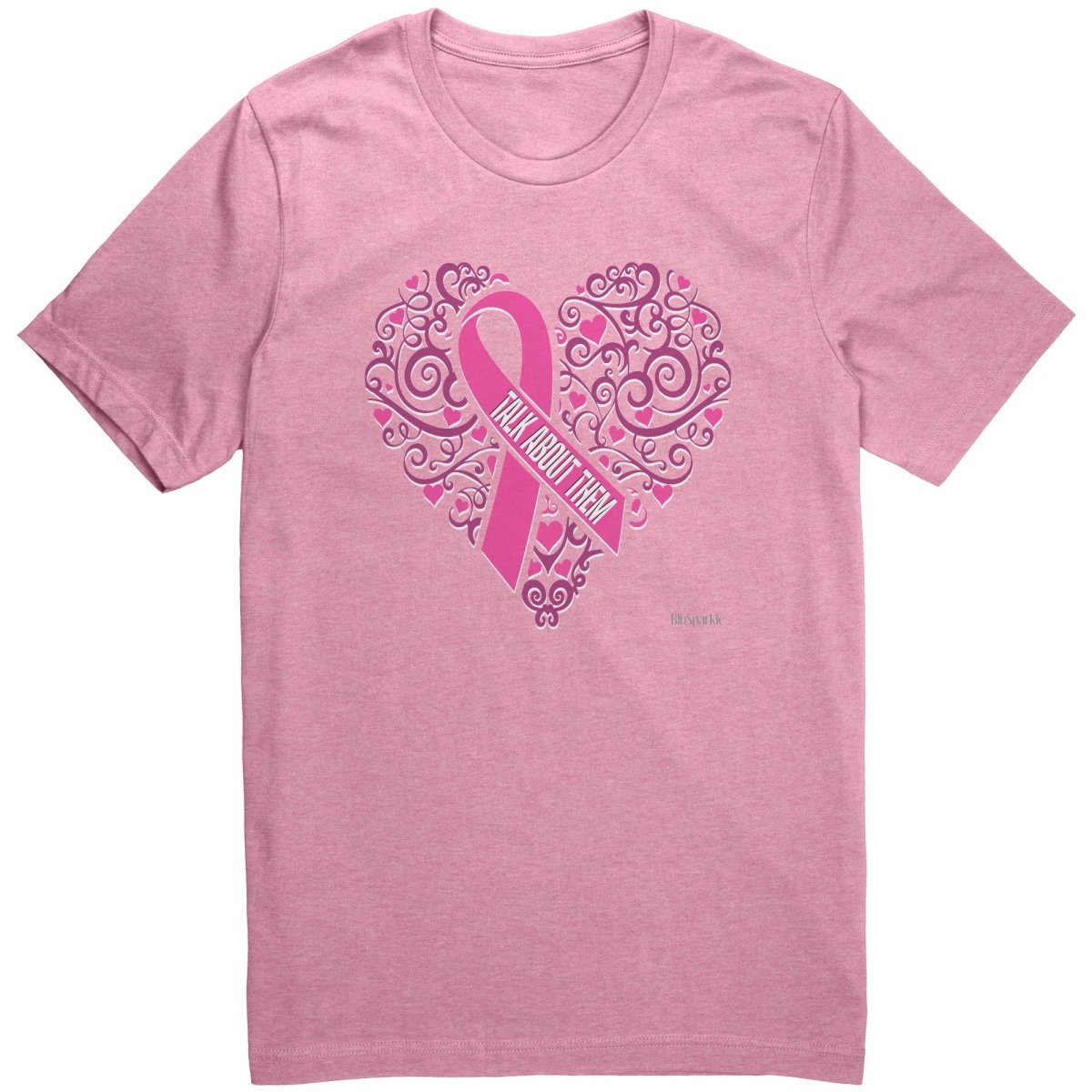 Talk About Them: Breast Cancer Awareness T-Shirt - BluSparkle