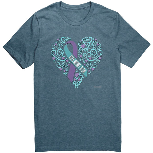 Talk About Them: Suicide Awareness T-Shirt - BluSparkle